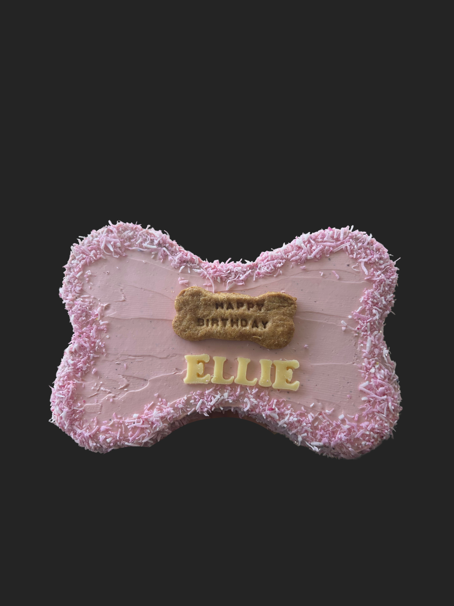 Bone Shaped Birthday Cake The Barkuterie Box