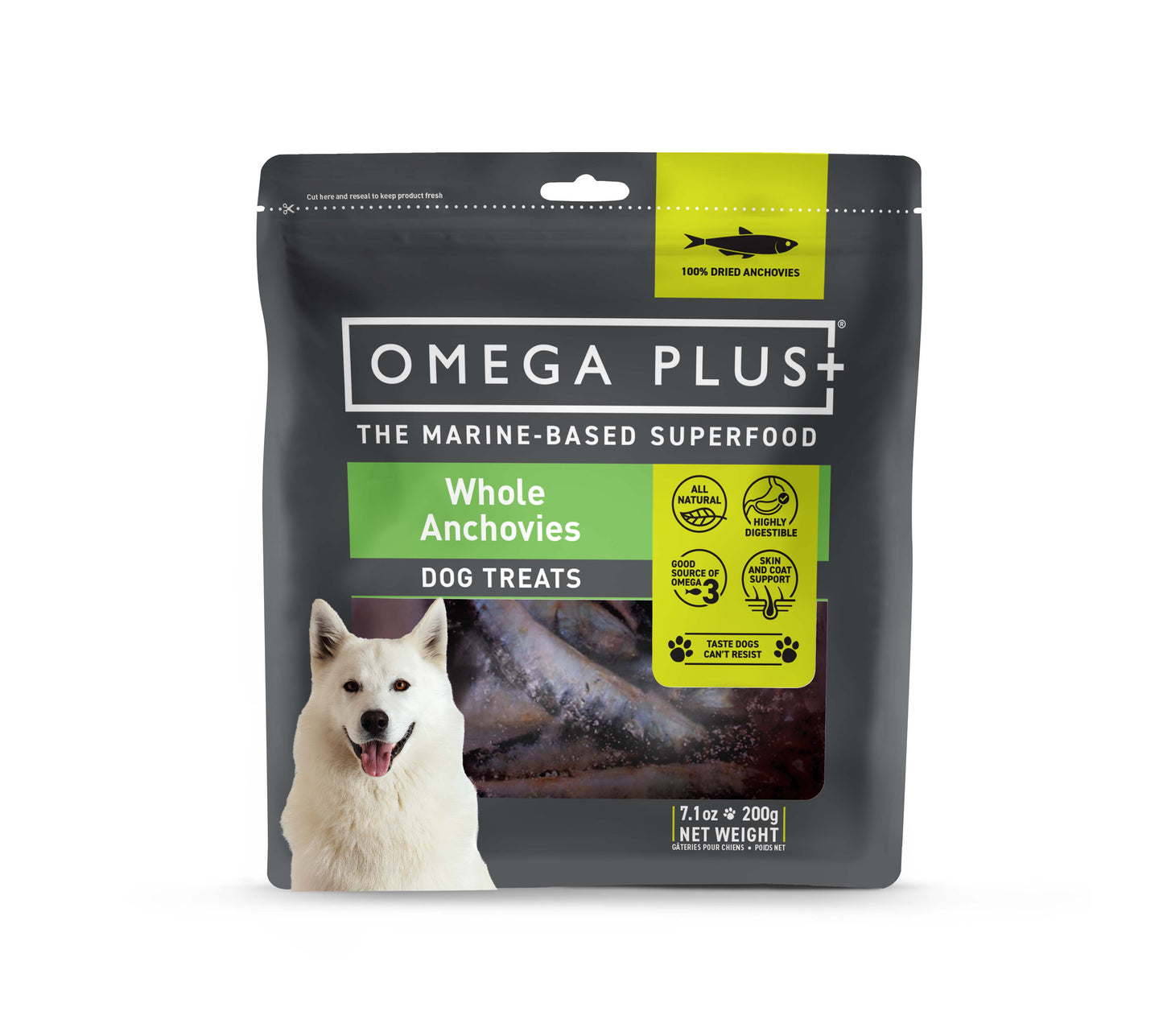 Omega Plus | Whole Anchovy Dog Treats