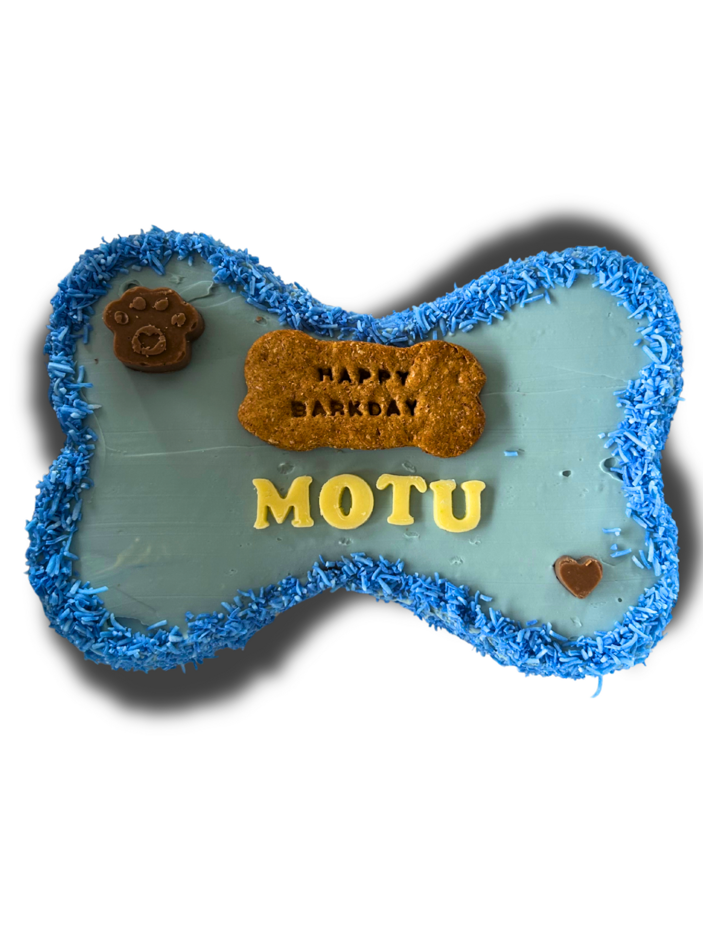 Bone Shaped Birthday Cake