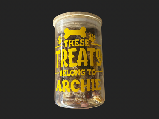 Personalised Dog Treat Jars
