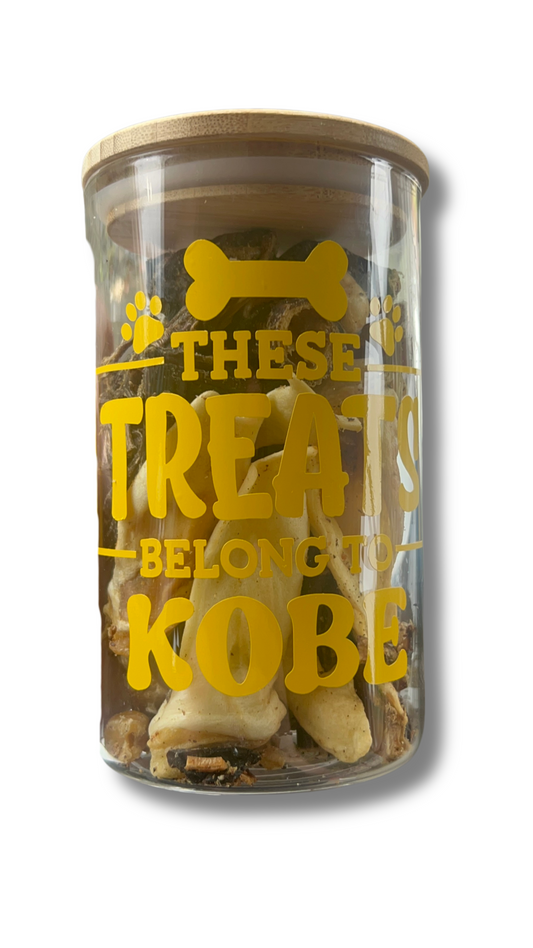 Personalised Dog Treat Jars